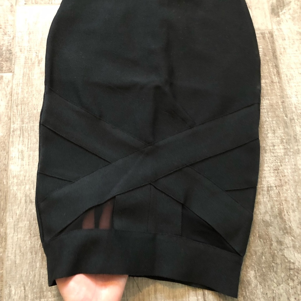 Bandage black skirt